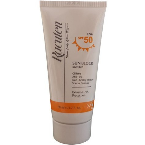 کرم ضد آفتاب بی رنگ پوست چرب و مختلط راکوتن SPF50