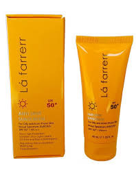 کرم ضد آفتاب و ضدلک بی رنگ پوست های خشک + لافاررSPF50