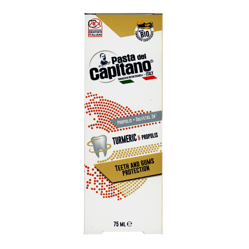 کاپیتانو خمیر دندان زردچوبه