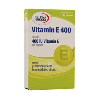 کپسول ویتامین E 400 واحدی یوروویتال ۴۰ عدد