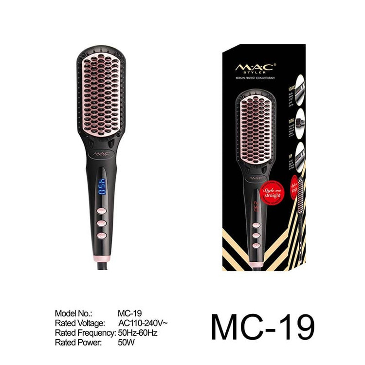 برس حرارتی دیجیتال مک استایلر مدل MC-۱۹