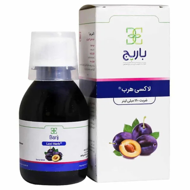 بطری شربت لاکسی هرب باریج اسانس ۱۲۰ میلیلیتر