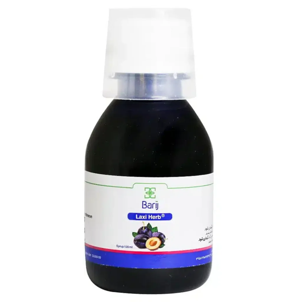 بطری شربت لاکسی هرب باریج اسانس ۱۲۰ میلی‌لیتر